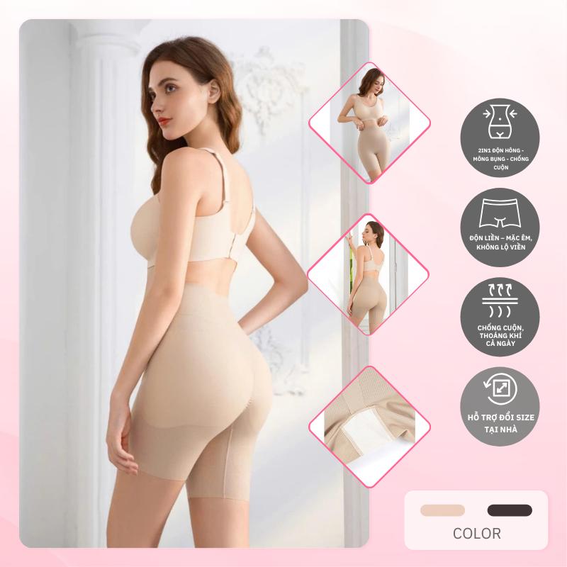 quần độn hông, quần độn mông gen bụng V3 S Line